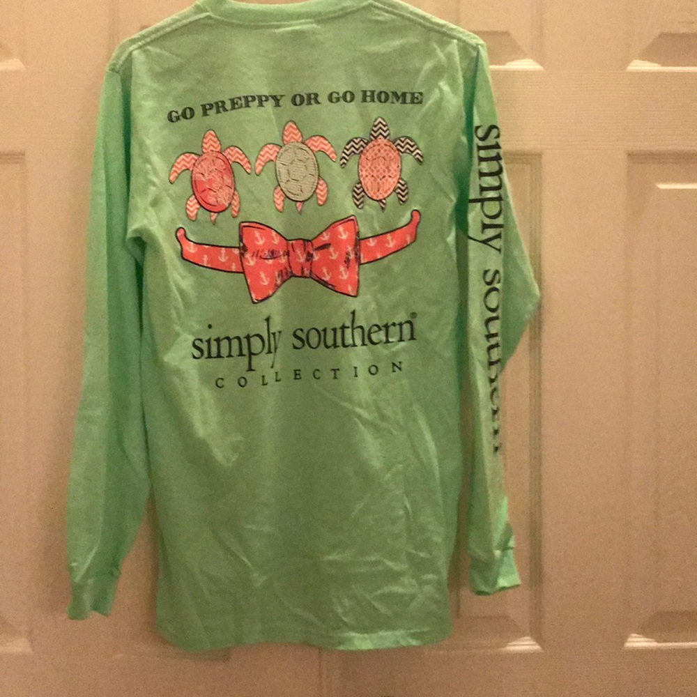 Simply Southern Long sleeve T shirt—worn once